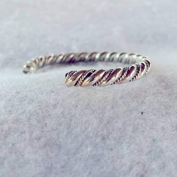 Twisted Rope Sterling Bracelet - Picture 3 of 4